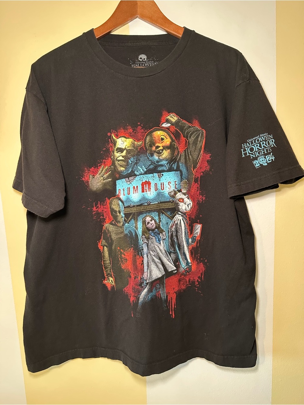 Universal Studios Halloween Horror Nights 2024 Blumhouse T-Shirt Men's Size XL